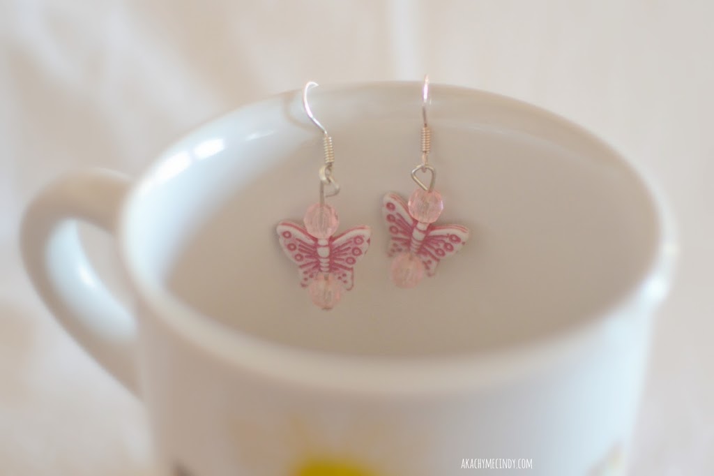 DIY: Butterfly Bead Earrings