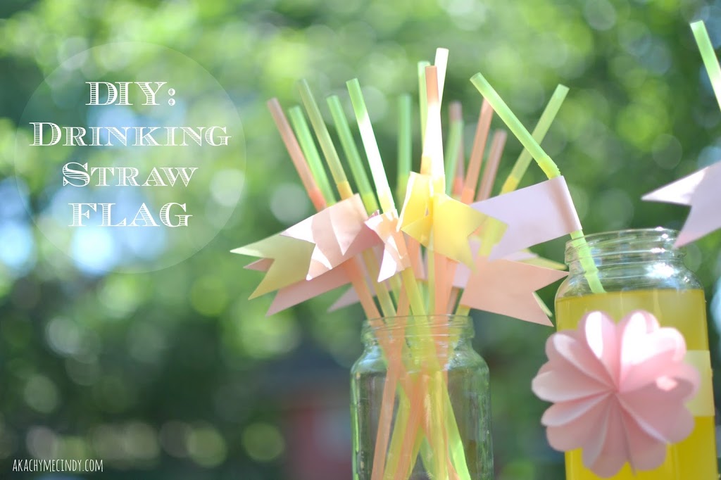 DIY: Drinking Straw Flag