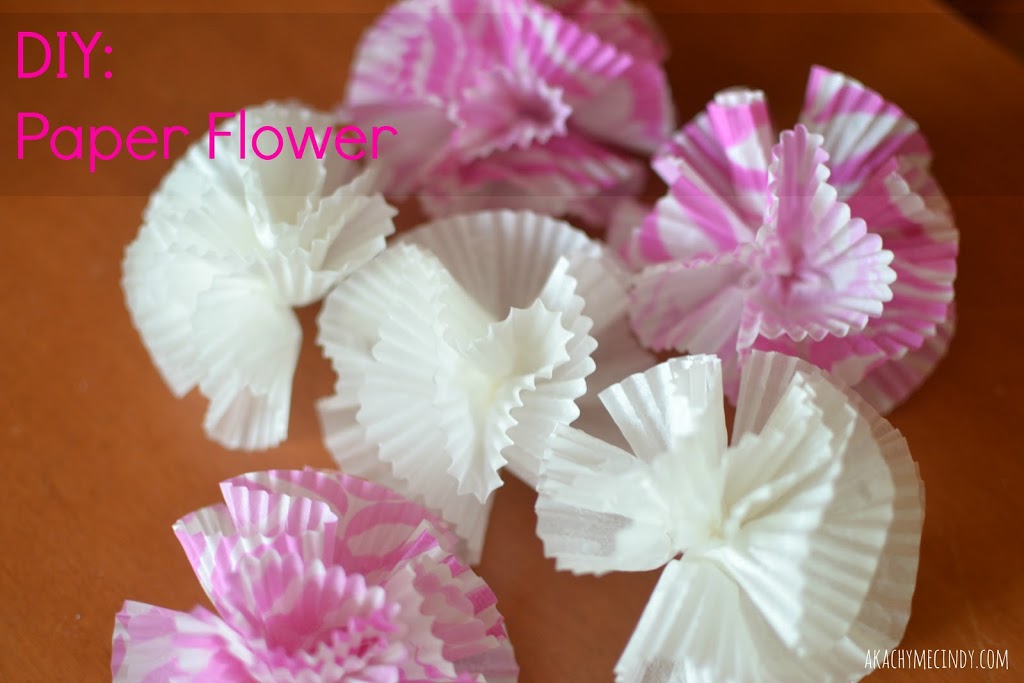DIY: Paper Flower (From Cupcake Wrappers)