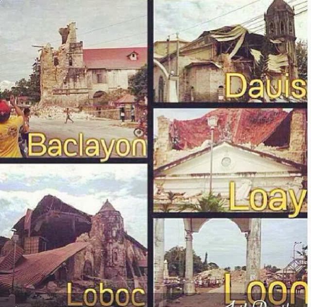 Thoughts On Bohol And Cebu Earthquake