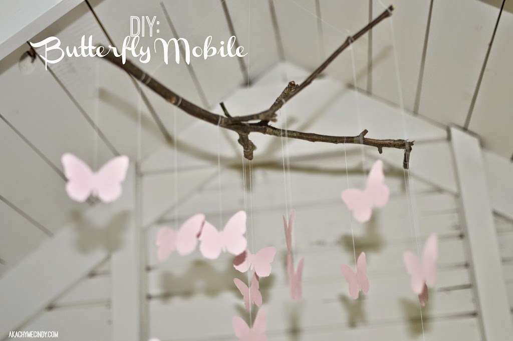 DIY: Butterfly Mobile (For The Playhouse)