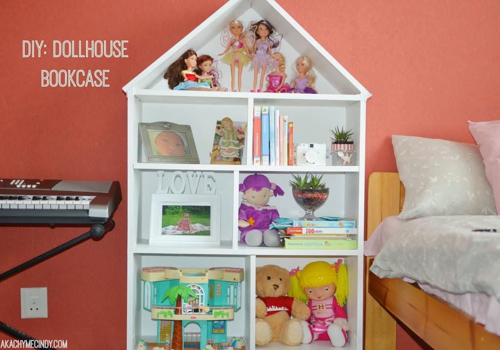 DIY: Dollhouse Bookcase (From An Old Bookcase)