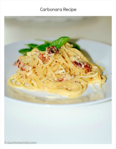 Eats / Spaghetti Carbonara