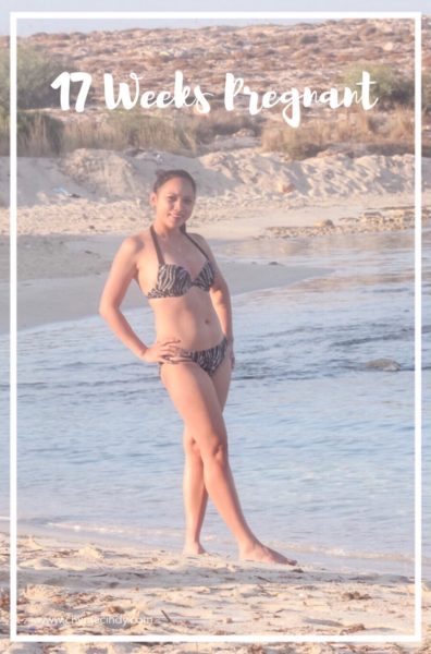17 Weeks Pregnant Bikini Photos