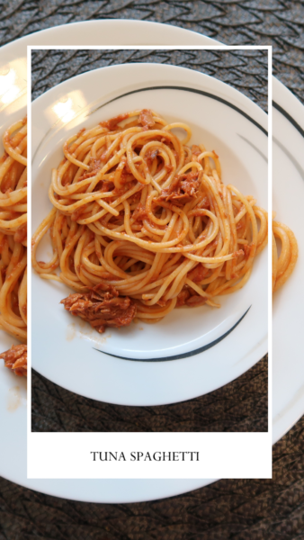 10 Minutes Tuna Spaghetti